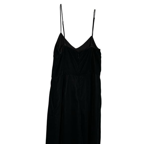 J Crew Cropped Velvet Jumpsuit Pockets Spaghetti Straps Holiday Size 0 (3026) - Picture 13 of 13